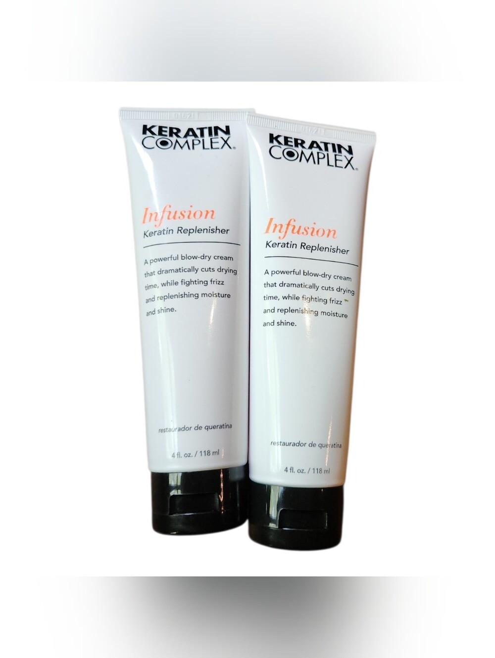 Keratin Complex Infusion Keratin Replenisher Blow Dry Cream 4 oz 118 ml 2 Pack